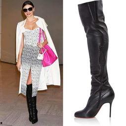 中国明星的过膝长靴,过膝长靴演绎独特魅力